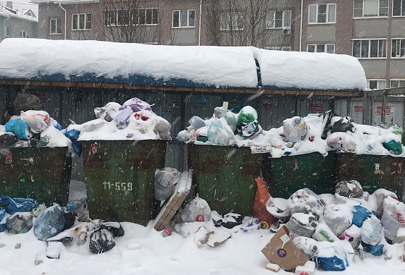 В Новой Ильинке - мусорный коллапс